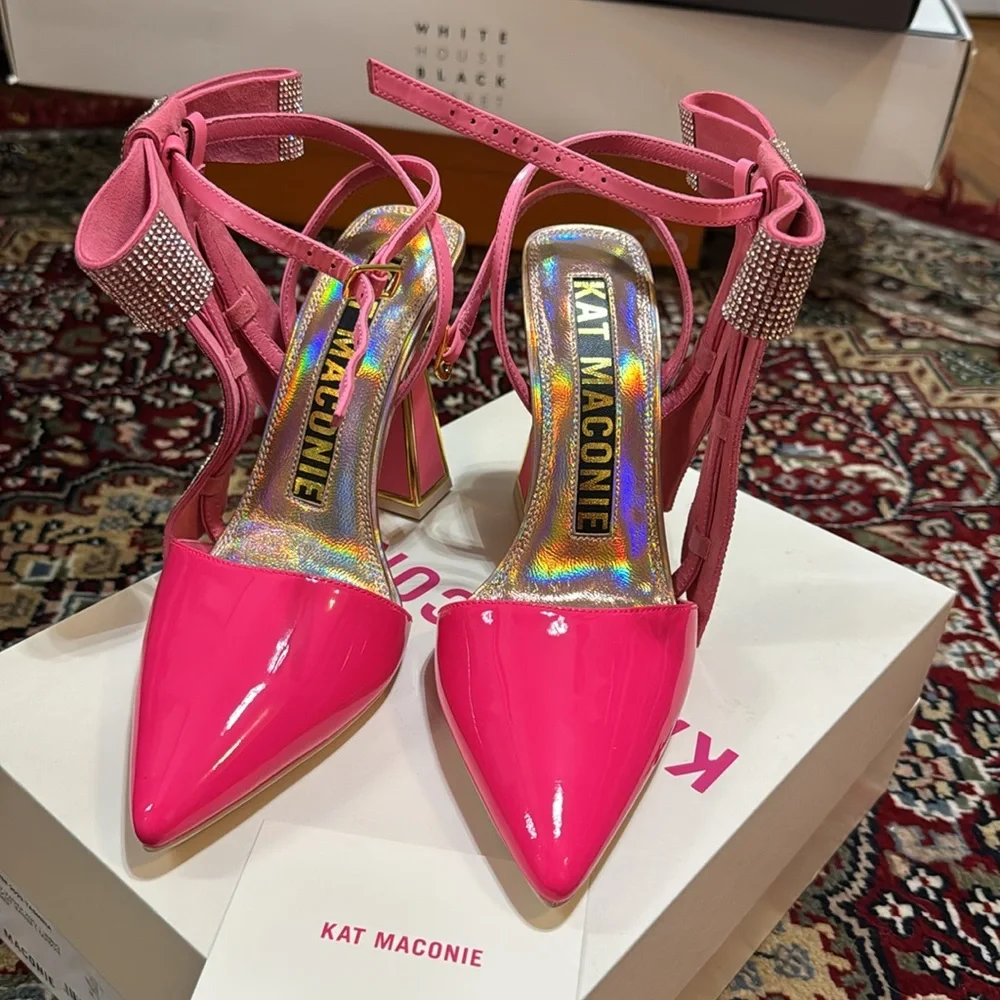 Kat Maconie Yasmina leather heels, ๐ like new in box, size 38 European (7 US) - Picture 8 of 14